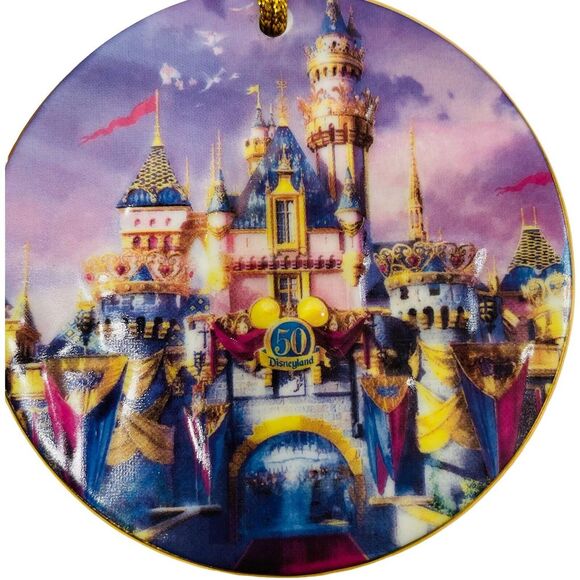 Disney Disneyland 50th Anniversary‎ Celebration Christmas Ornament - Picture 2 of 4